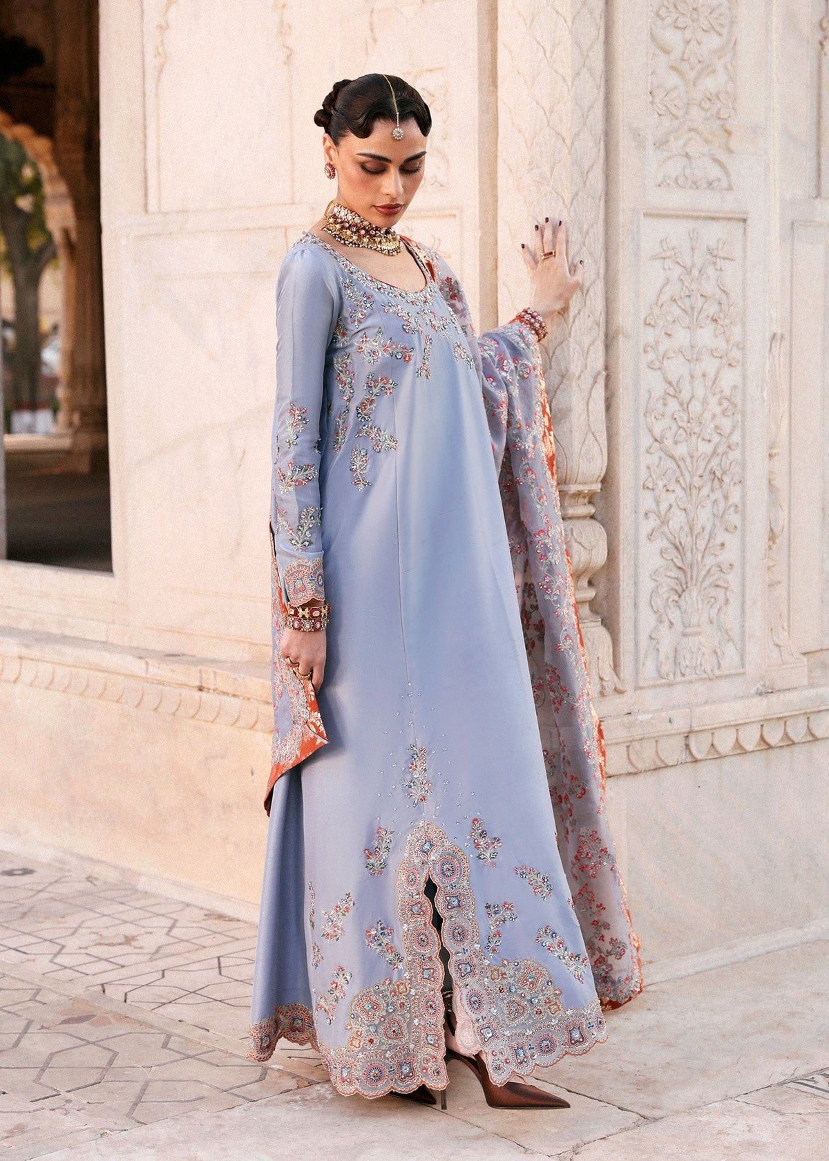 Hussain Rehar | Luxury Pret AW 25 | Periwina, image 3