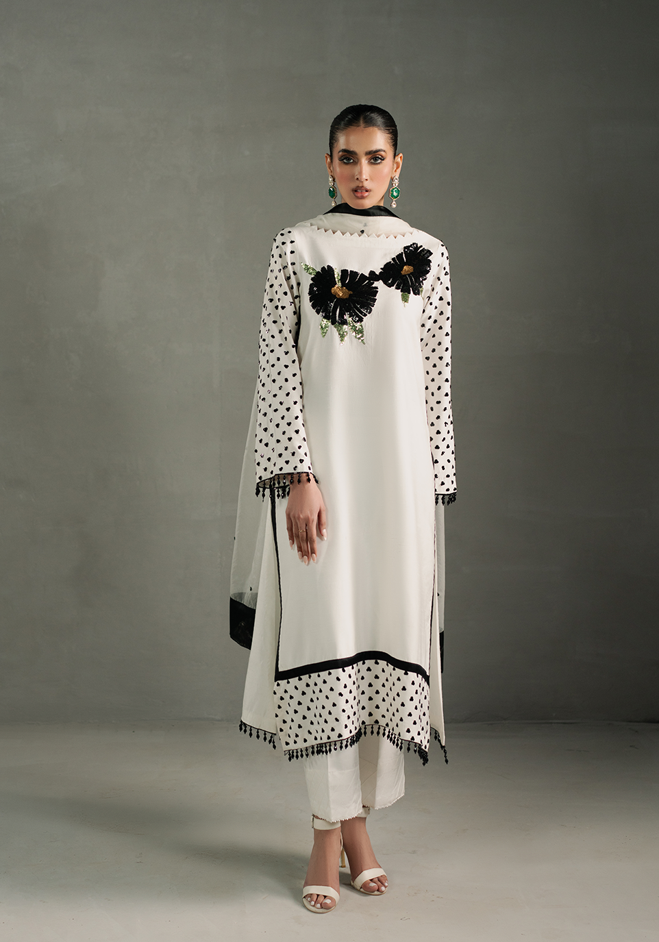 Zarqash | Silk Edit | ZQS 012 ESTELLA -  Zarqash Ladies Clothes - Original Designer Dress - House of Maryam