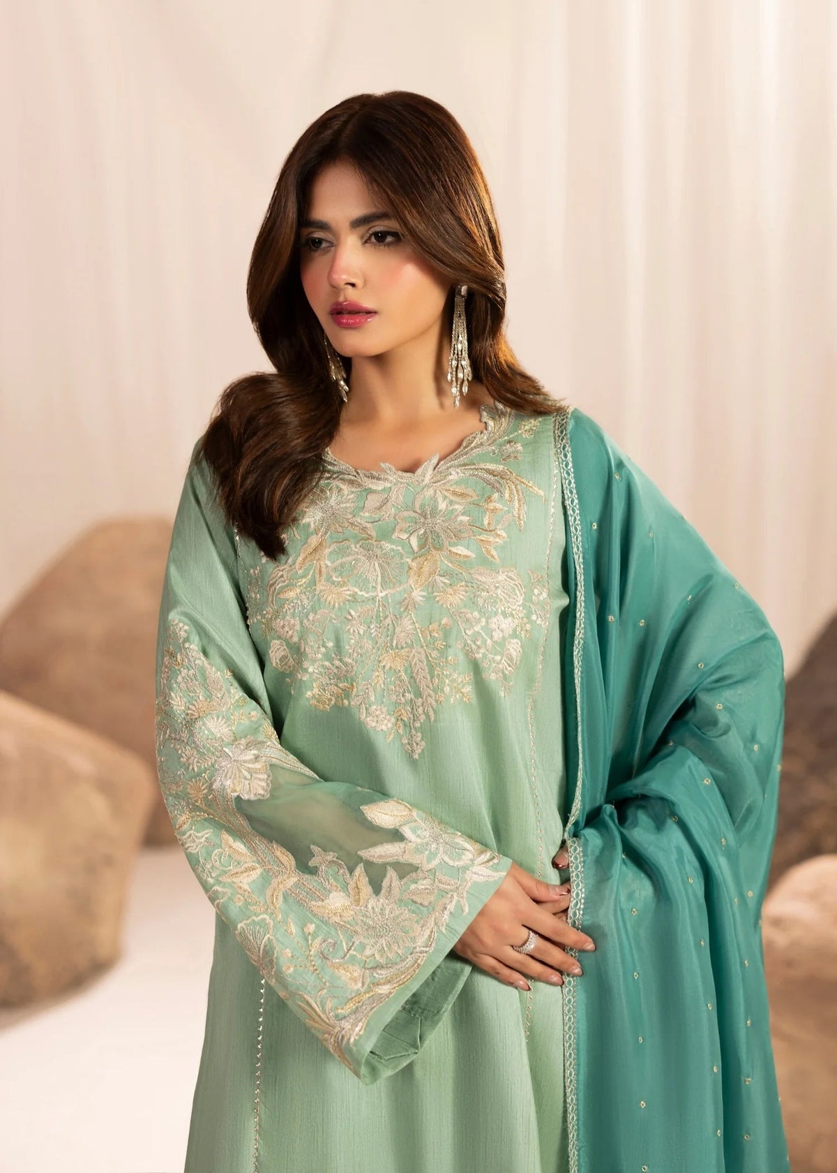Jamnii | Silk Atelier Pret 26 | SEAFORM SUGAR, image 5