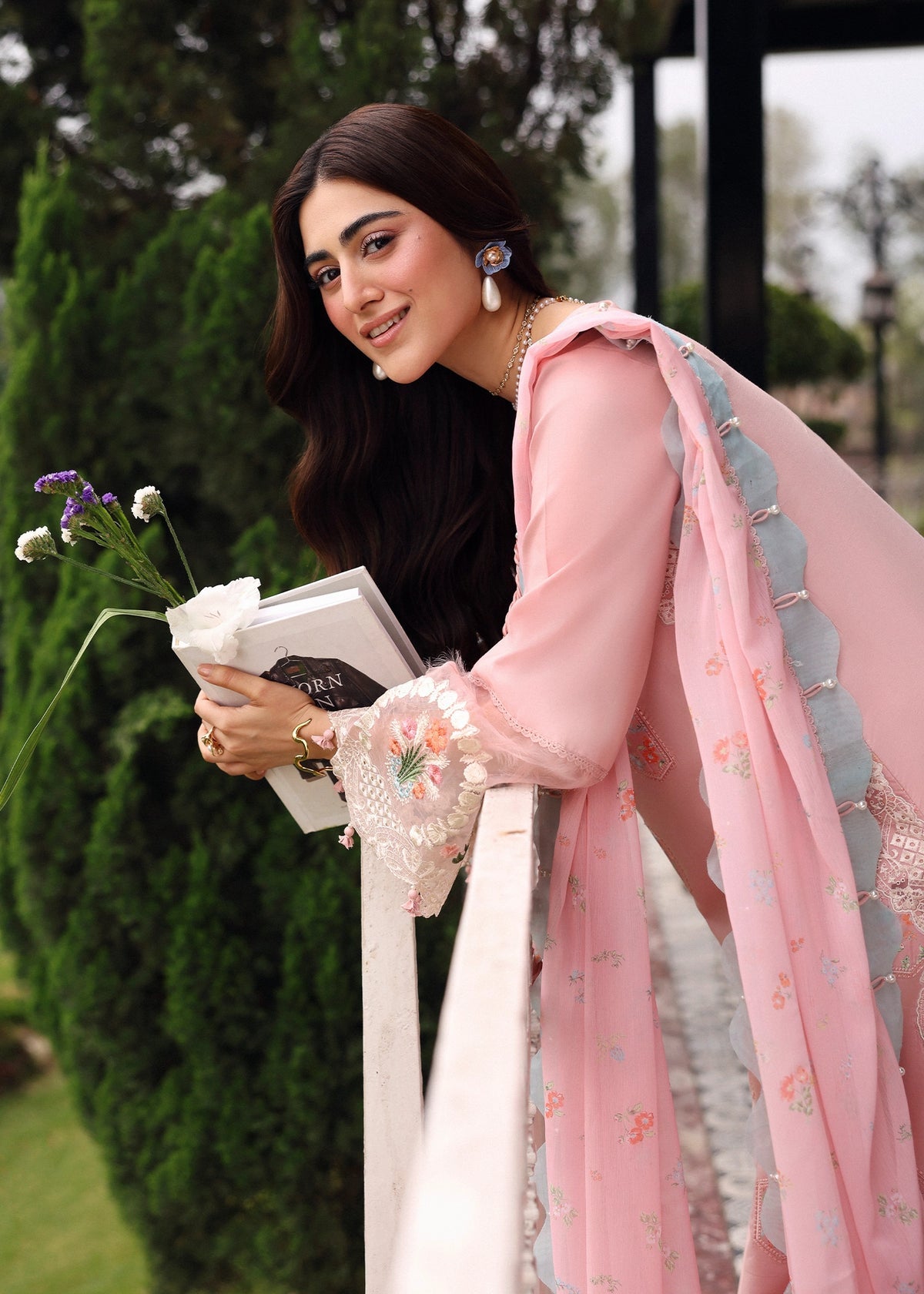 Sardinia | Embroidered Lawn Edit 26 | Rose Ridge, image 5