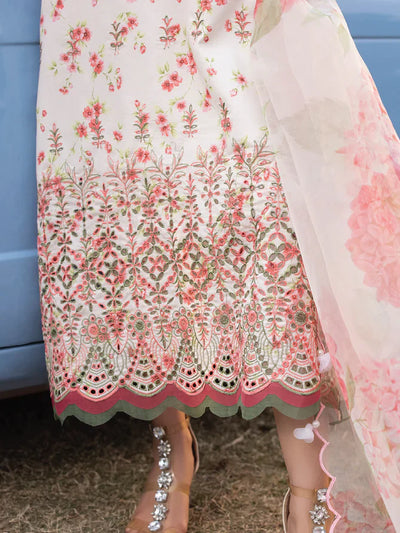 Faiza Faisal | Maya Luxury Lawn | Sandra -  Faiza Faisal Luxury - Original Designer Dress - House of Maryam