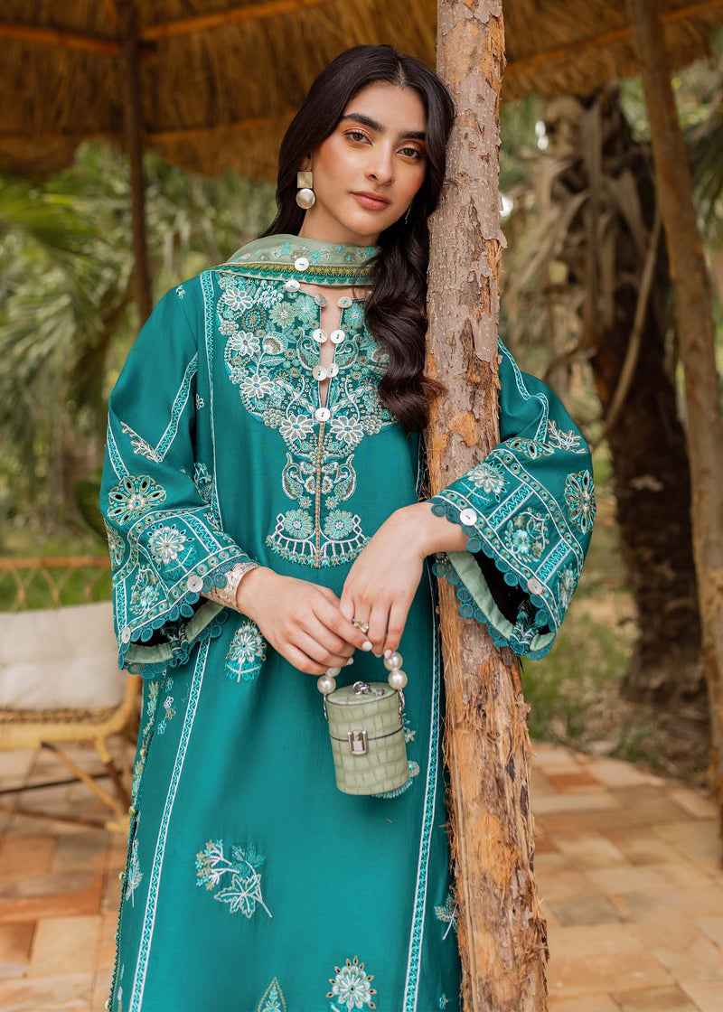 Sadaf Fawad Khan | Lawn 24 | Faizah (A) by Designer Sadaf Fawad Khan - House of Maryam - Pakistani Designer Ethnic Wear in {{ shop.shopifyCountryName }}