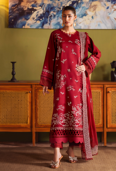 Humdum | Lala Rukh Lawn | Lalarukh - D01 -  Humdum Ladies Clothes - Original Designer Dress - House of Maryam