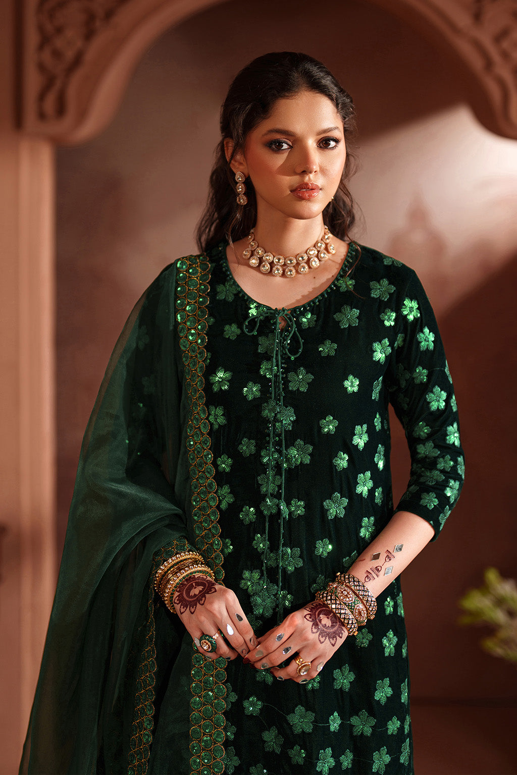 Iznik | Velvet 25 | IV-60 Embroidered Velvet, image 5
