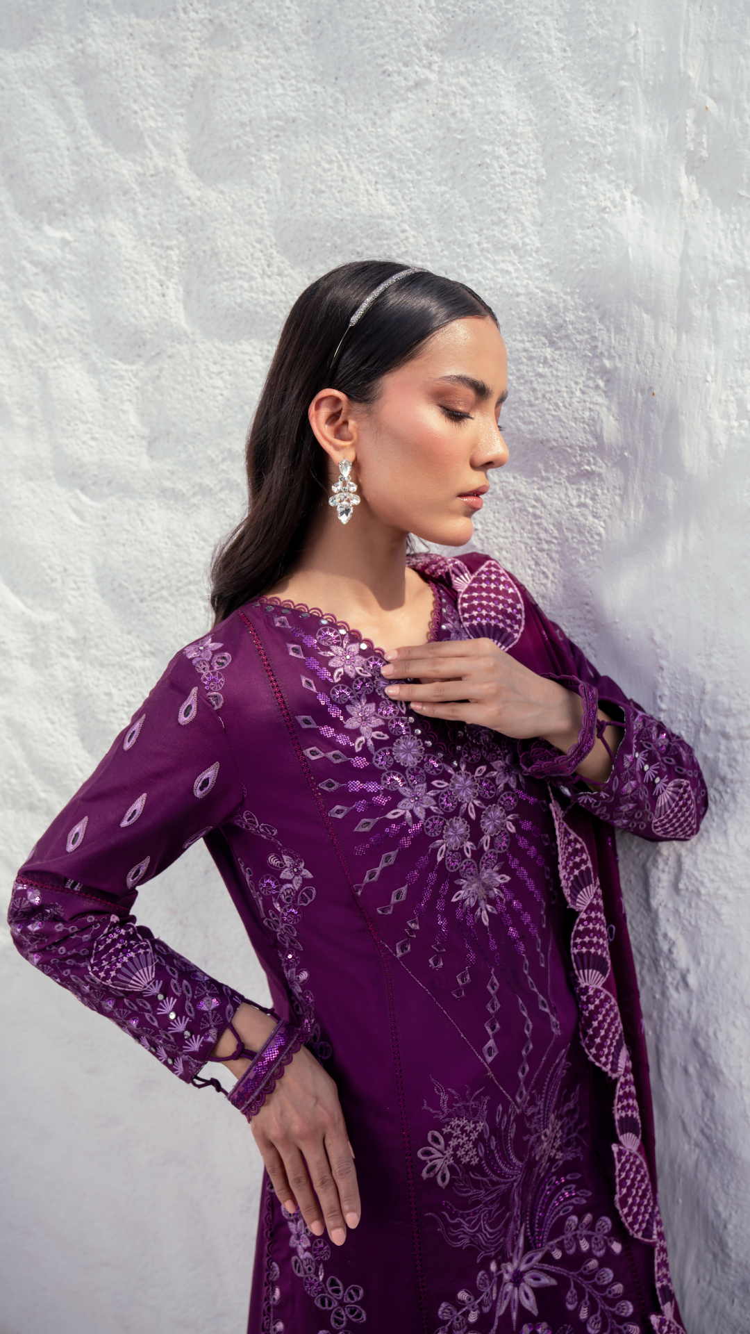 Zebtan | ZA-01 | Anaya Lawn -  Zebtan Luxry Formals - Original Designer Dress - House of Maryam