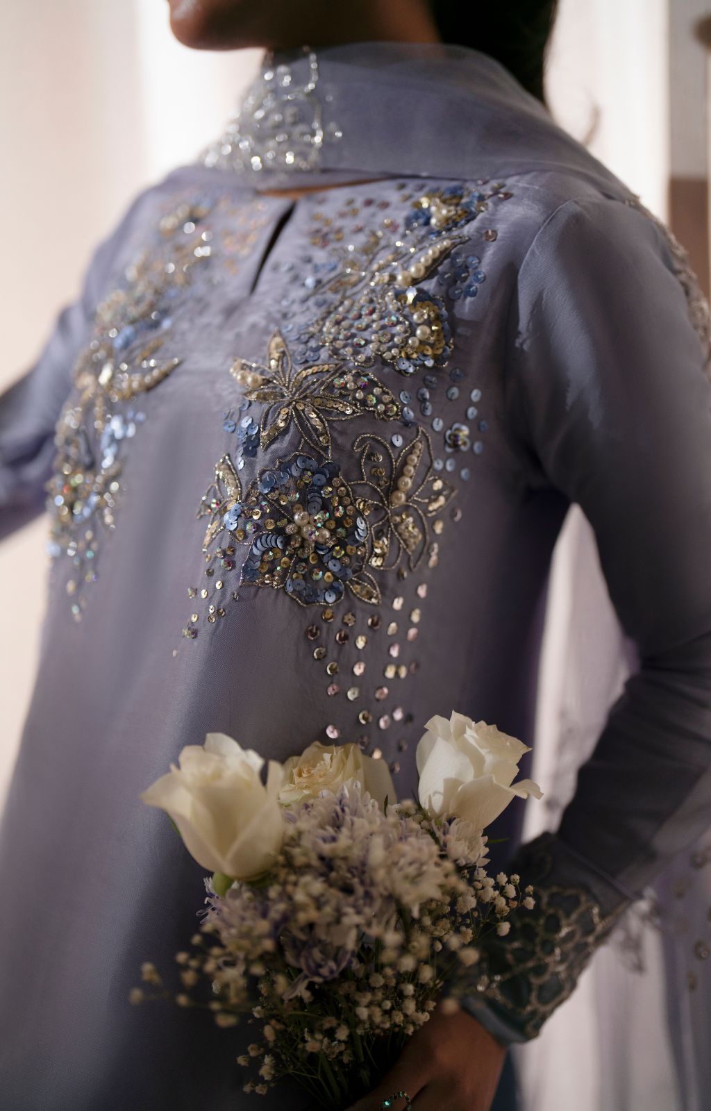 Ajr Couture | Symphony Luxe Festive 25 | Crimson -  AJR Couture Ladies Clothes - Original Designer Dress - House of Maryam