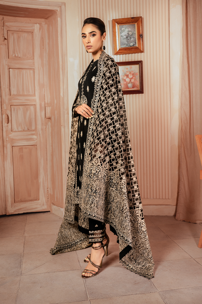 Iznik | Chiffon Kari | ICK-03 Embroidered Chiffon -  Iznik Formal - Original Designer Dress - House of Maryam