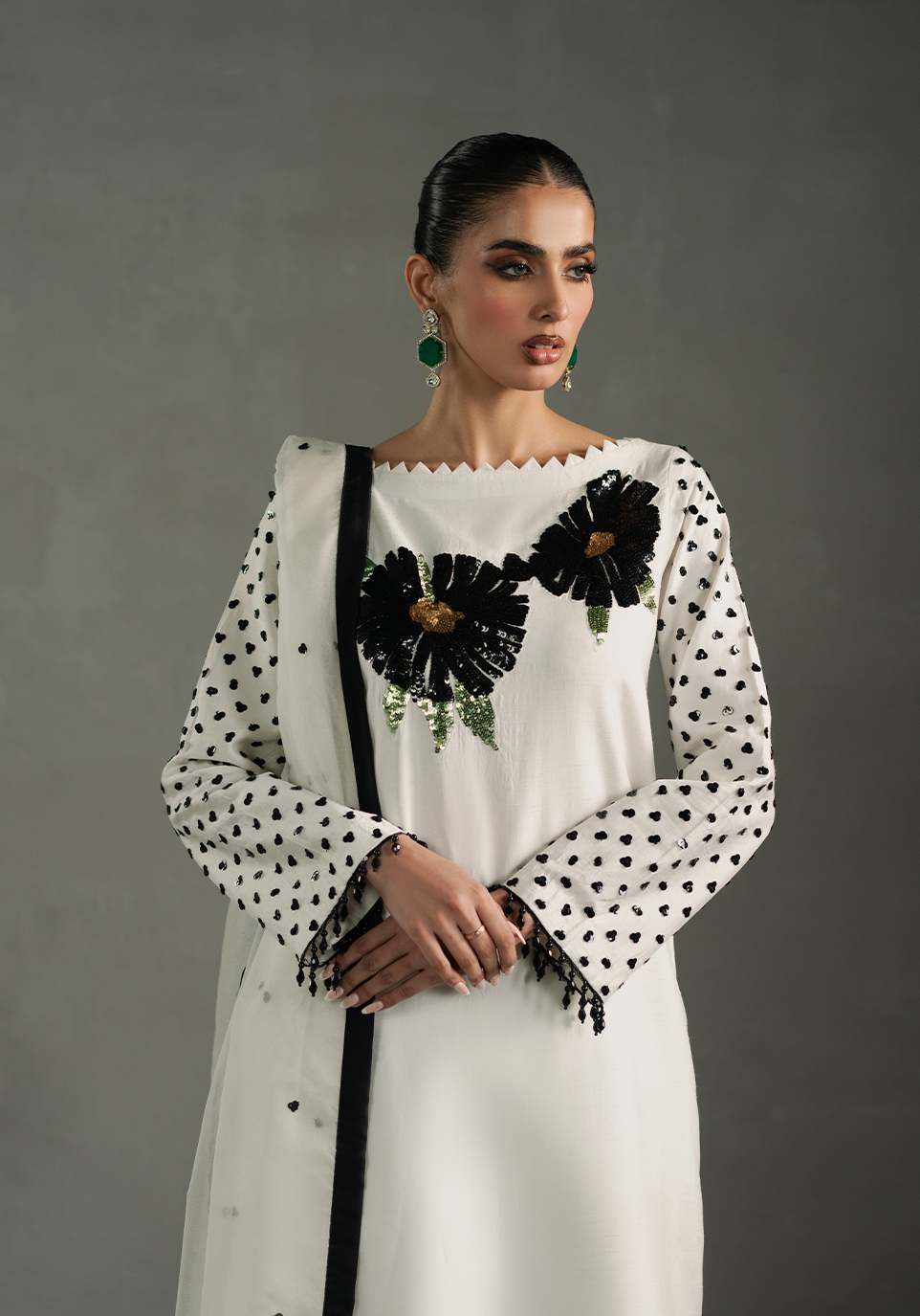 Zarqash | Silk Edit | ZQS 012 ESTELLA -  Zarqash Ladies Clothes - Original Designer Dress - House of Maryam