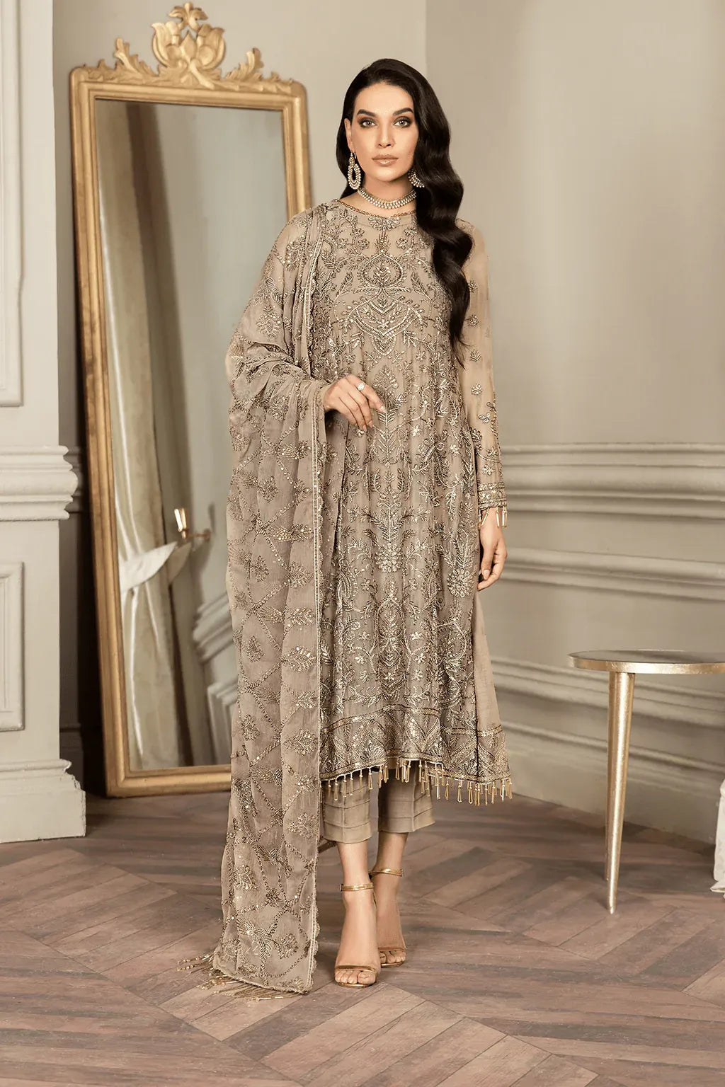 Zarif | Mehroz Formals | LIME STONE -  Zarif Formal - Original Designer Dress - House of Maryam
