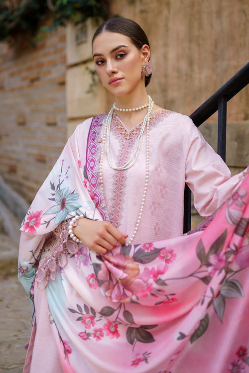 Baroque | Luxury Pret 24 | JACQUARD LAWN UF-588 -  Baroque Luxury - Original Designer Dress - House of Maryam