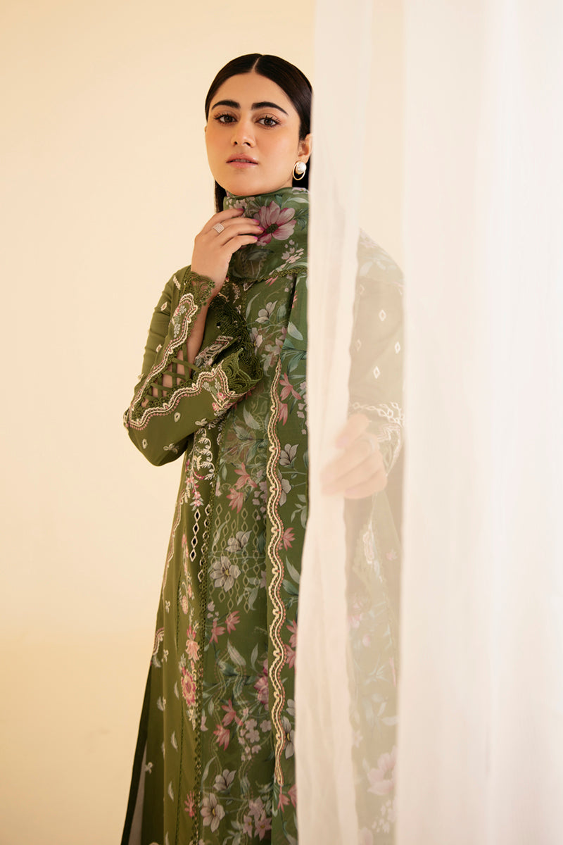 Qalamkar | Qlinekari Luxury Lawn | SQ-14 SEMAL by Designer Qalamkar - House of Maryam - Pakistani Designer Ethnic Wear in {{ shop.shopifyCountryName }}