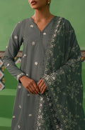 Cross Stitch | Mahiri Embroidered Collection | DUSTY GRANITE -  Cross Stitch Luxury -  House of Maryam