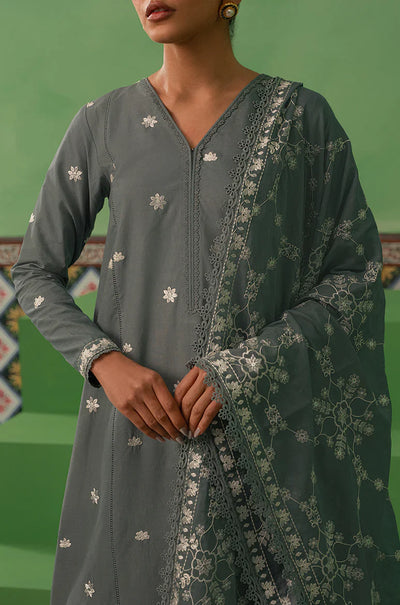 Cross Stitch | Mahiri Embroidered Collection | DUSTY GRANITE -  Cross Stitch Luxury - Original Designer Dress - House of Maryam