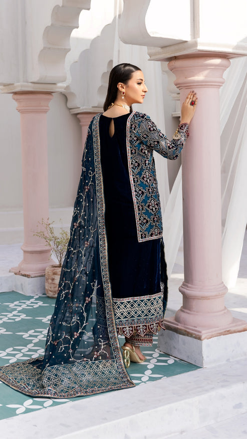 Zebtan | Andaz e Makhmal | ZAM-08 -  Zebtan Ladies Clothes - Original Designer Dress - House of Maryam
