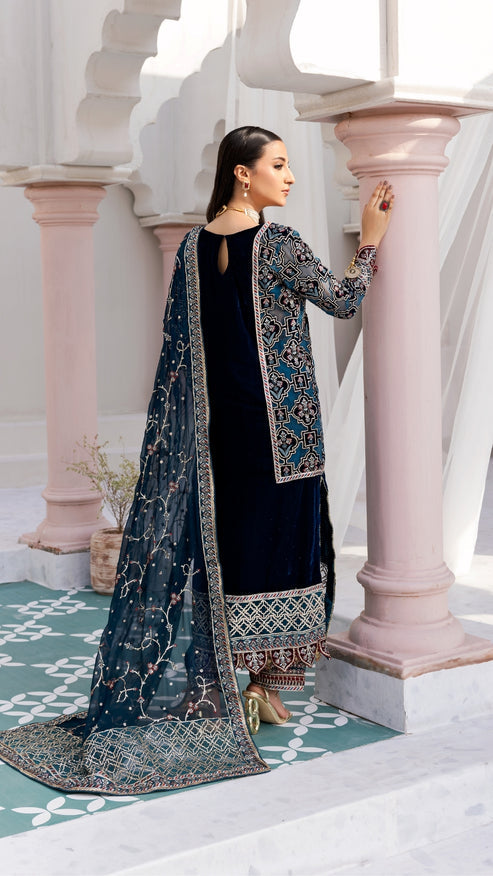 Zebtan | Andaz e Makhmal | ZAM-08 -  Zebtan Ladies Clothes -  House of Maryam