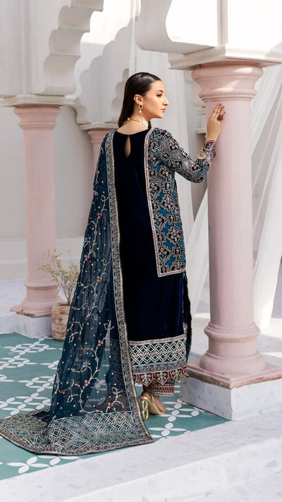Zebtan | Andaz e Makhmal | ZAM-08 -  Zebtan Ladies Clothes - Original Designer Dress - House of Maryam