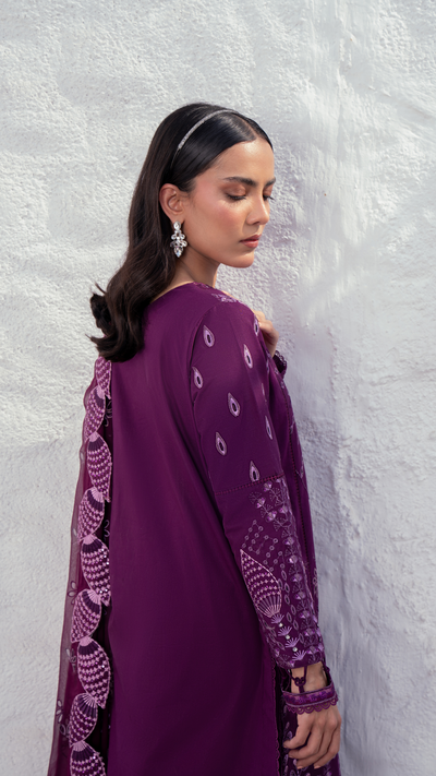 Zebtan | ZA-01 | Anaya Lawn -  Zebtan Luxry Formals - Original Designer Dress - House of Maryam