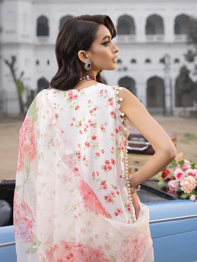 Faiza Faisal | Maya Luxury Lawn | Sandra -  Faiza Faisal Luxury - Original Designer Dress - House of Maryam