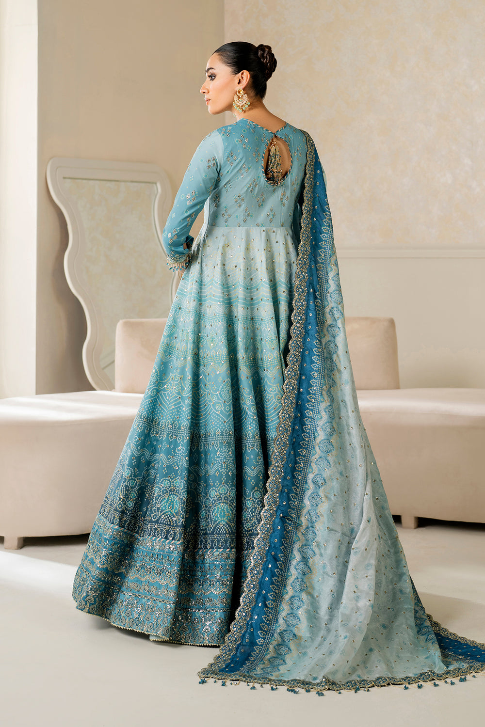 Baroque | Formals Collection | EMBROIDERED SILK UF-4162, image 2