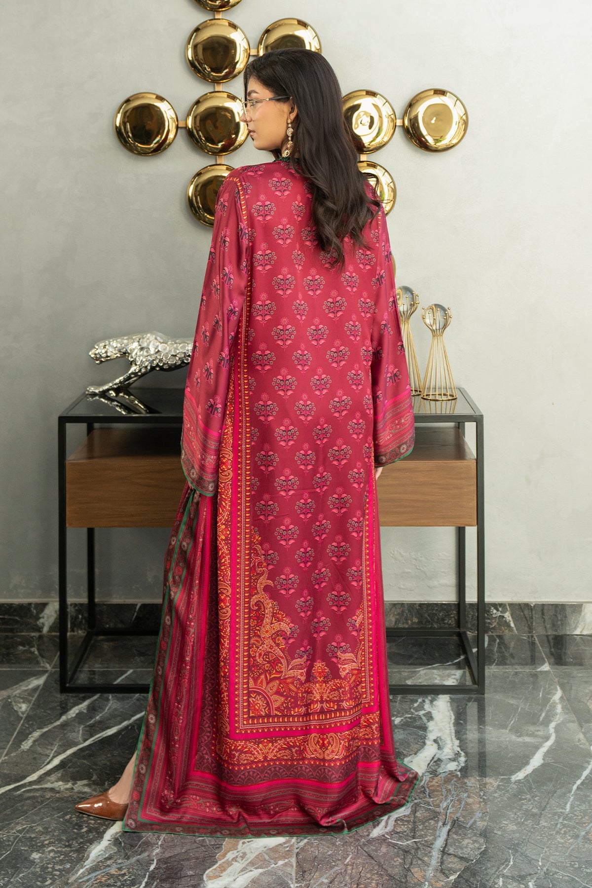 Erum Khan | Eid Edit 25 | Berry Babe -  Erum Khan Ladies Clothes - Original Designer Dress - House of Maryam
