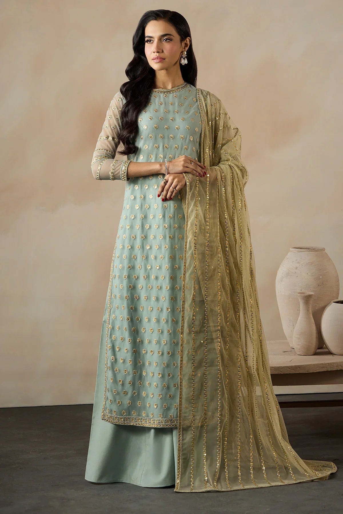Zarif | Dharkash Formals | ZRF-DK-02 AZHARA
