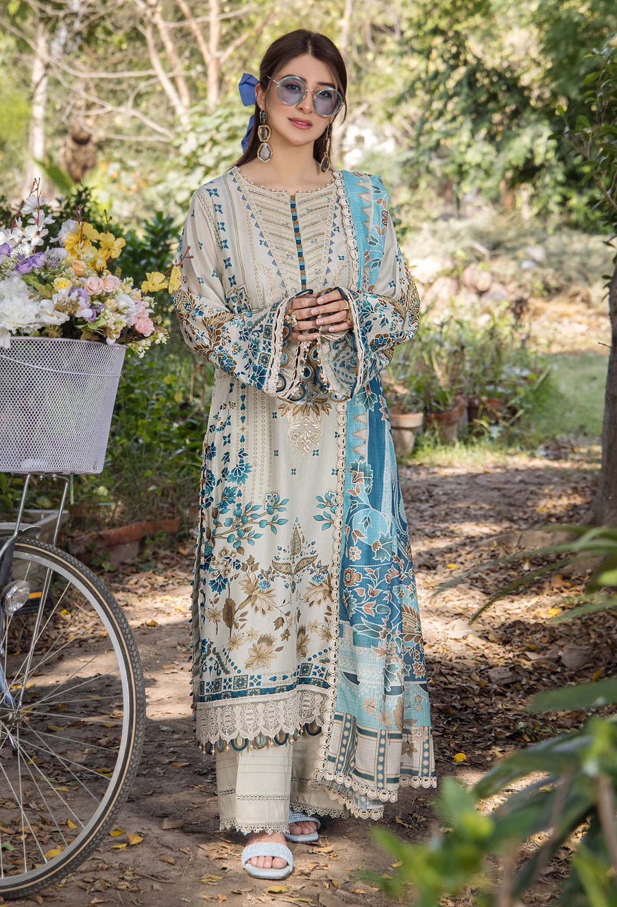 Adans Libas | Jasmine Lawn | JASMINE 2362 -  Adans Libas Ladies Clothes - Original Designer Dress - House of Maryam