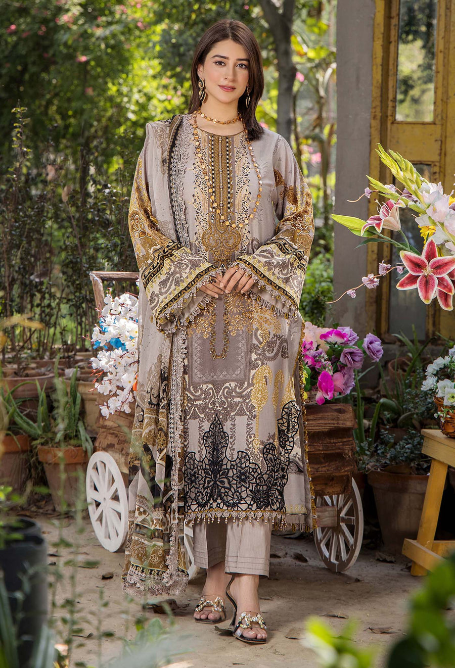 Adans Libas | Jasmine Lawn | JASMINE 2364 -  Adans Libas Ladies Clothes - Original Designer Dress - House of Maryam