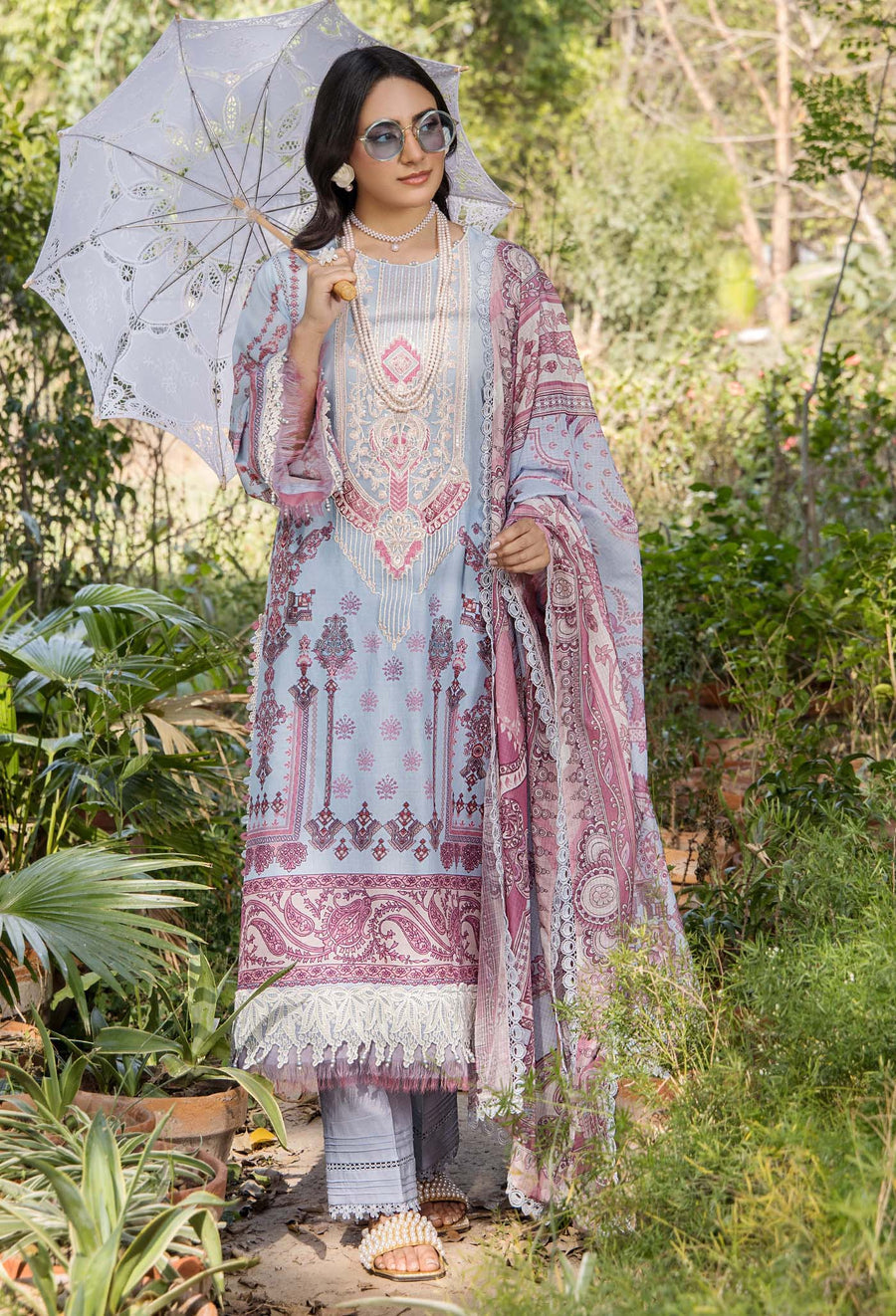 Adans Libas | Jasmine Lawn | JASMINE 2365 -  Adans Libas Ladies Clothes - Original Designer Dress - House of Maryam