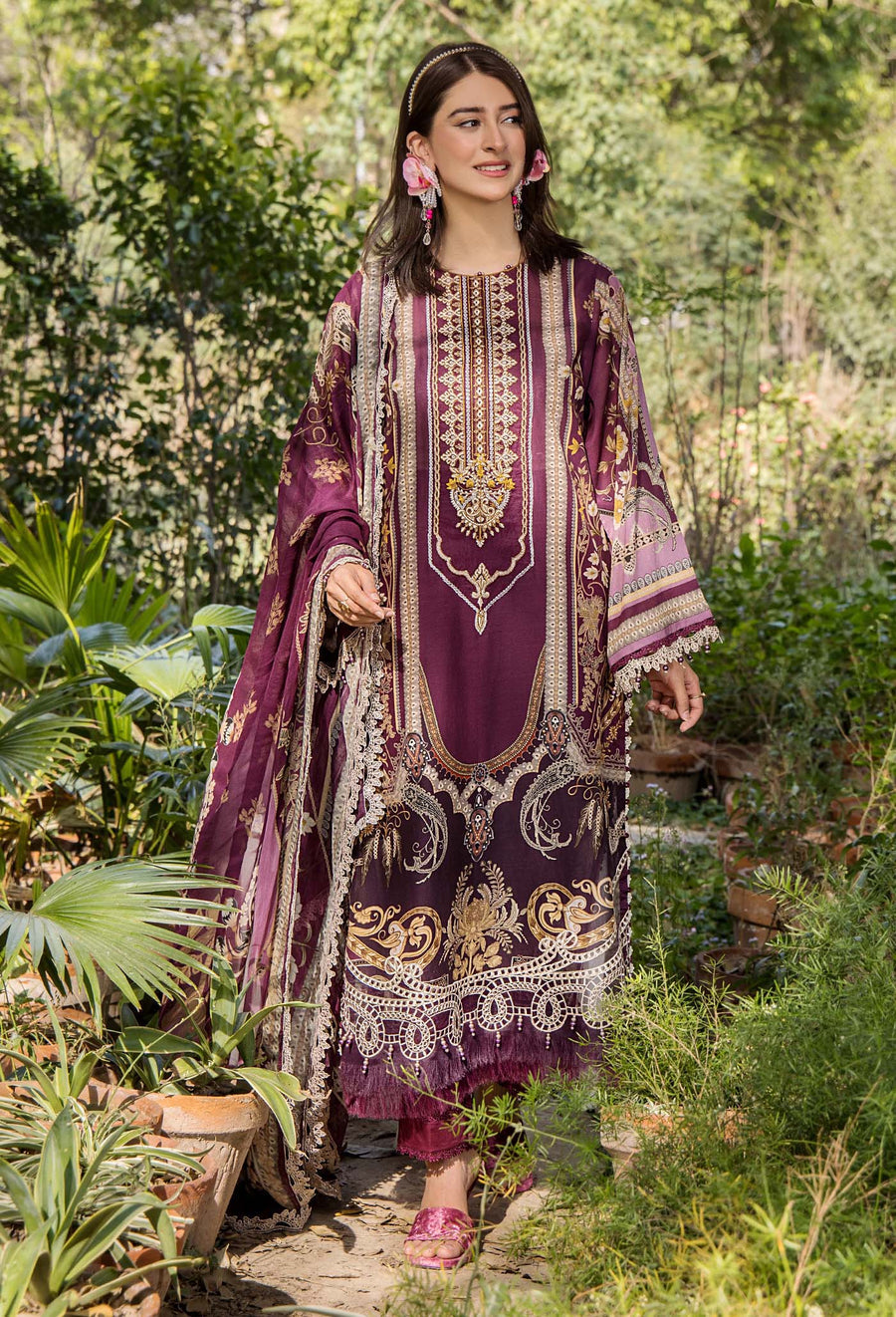 Adans Libas | Jasmine Lawn | JASMINE 2366 -  Adans Libas Ladies Clothes - Original Designer Dress - House of Maryam