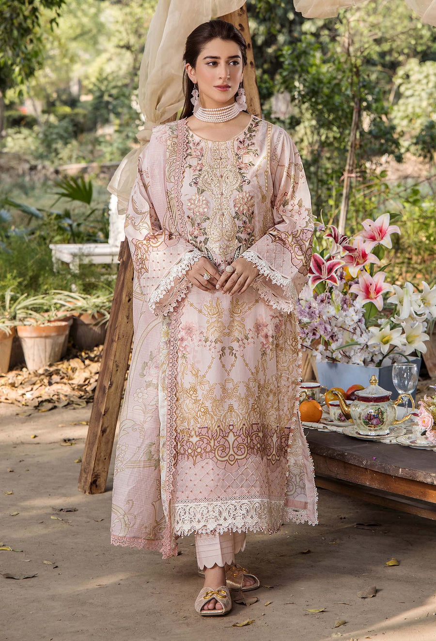 Adans Libas | Jasmine Lawn | JASMINE 2368 -  Adans Libas Ladies Clothes - Original Designer Dress - House of Maryam