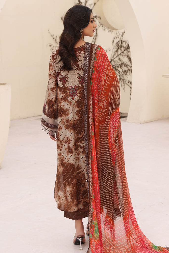 Charizma | Naranji Embroidered Lawn 24 | CN4-008 -  Charizma Luxury - Original Designer Dress - House of Maryam