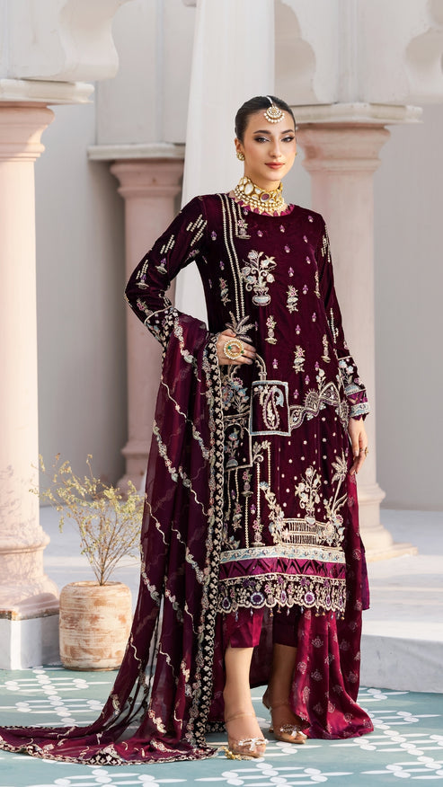 Zebtan | Andaz e Makhmal | ZAM-09 -  Zebtan Ladies Clothes - Original Designer Dress - House of Maryam
