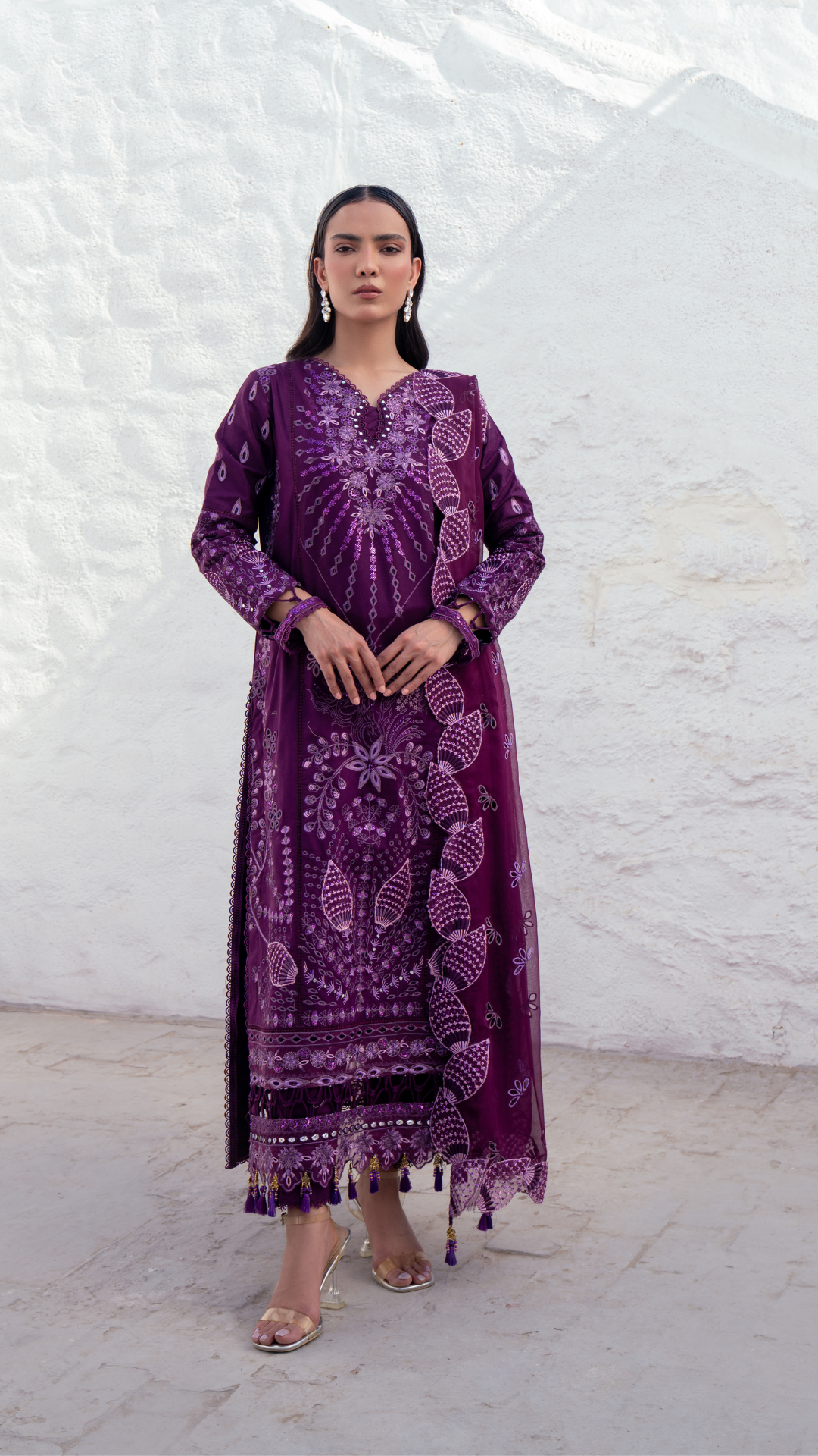 Zebtan | ZA-01 | Anaya Lawn -  Zebtan Luxry Formals - Original Designer Dress - House of Maryam