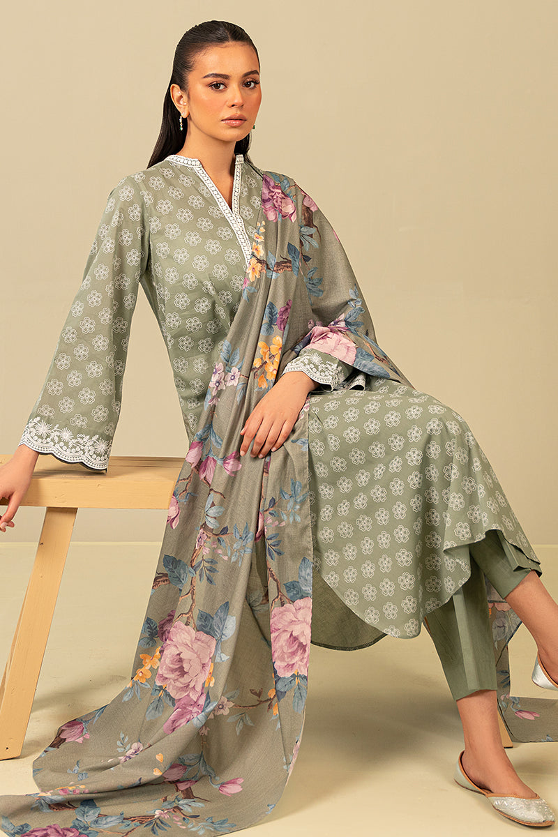 Cross Stitch | Daily Wear Lawn | CS-06 by Cross Stitch - House of Maryam