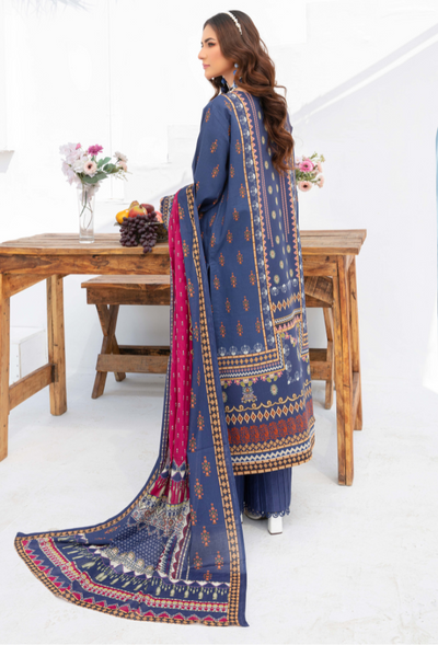 Humdum | Saira Bano Lawn 24 | D05 -  HumDum Casuals - Original Designer Dress - House of Maryam