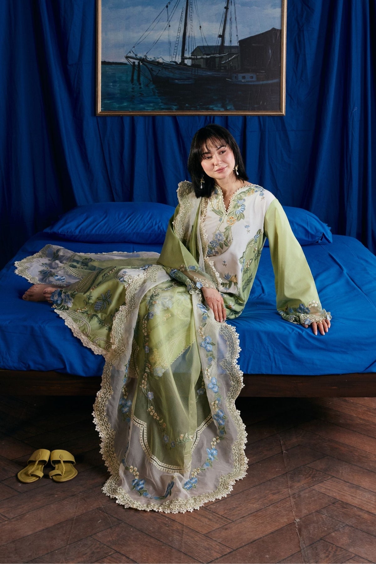 Maryam Hussain | Luxury Lawn 26 Vol 2 | Dimple, image 2