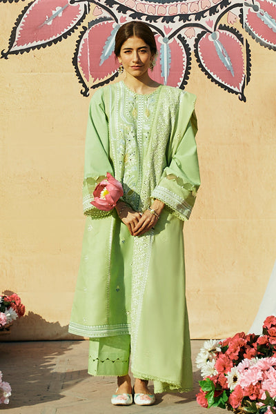 Cross Stitch | Premium Lawn 24 | GARDEN GRACE -  Cross Stitch Formal - Original Designer Dress - House of Maryam