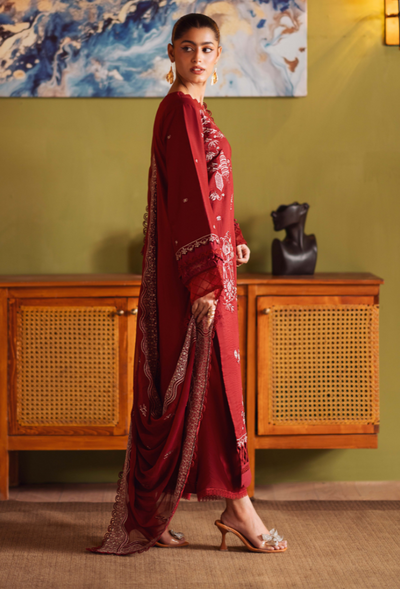 Humdum | Lala Rukh Lawn | Lalarukh - D01 -  Humdum Ladies Clothes - Original Designer Dress - House of Maryam