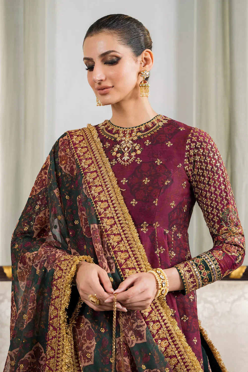 Baroque | Chantelle Embroidered Collection | CH12-03 -  Baroque Bridal - Original Designer Dress - House of Maryam