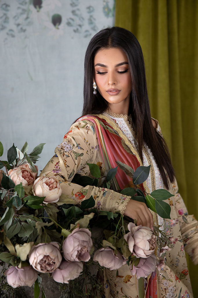 Sobia Nazir | Vital Lawn 25 | 3A -  Sobia Nazir Ladies Clothes - Original Designer Dress - House of Maryam