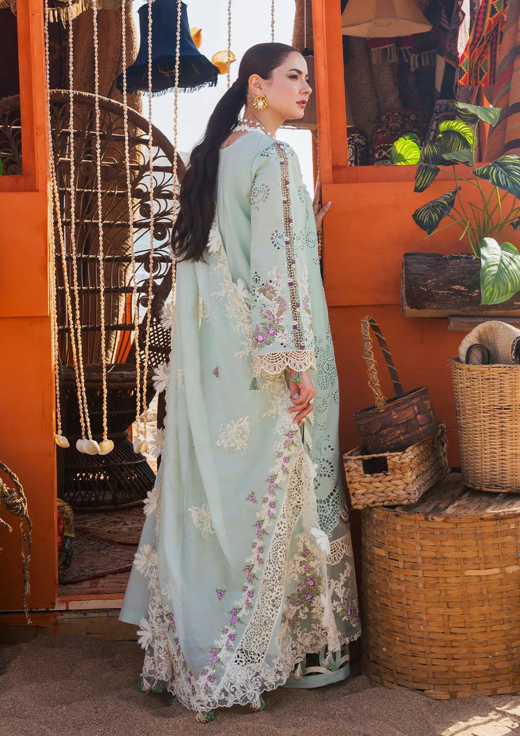 Elaf Premium | Hai Kuch Festive Lawn 24 | EHK-03A Mehrma by Designer Elaf Premium - House of Maryam - Pakistani Designer Ethnic Wear in {{ shop.shopifyCountryName }}