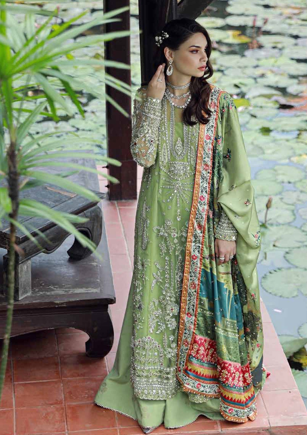 Ezra | Wedding Collection | EW24#04 - Gardenia by Designer Ezra - House of Maryam - Pakistani Designer Ethnic Wear in {{ shop.shopifyCountryName }}