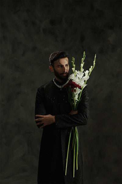Republic By Omar Farooq | Sherwani Couture | 'Kabir' Sherwani -  Republic by Omar Farooq SHERWANI COUTURE - Original Designer Dress - House of Maryam
