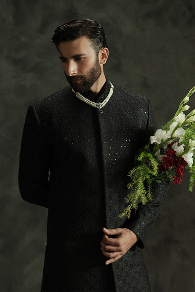Republic By Omar Farooq | Sherwani Couture | 'Kabir' Sherwani -  Republic by Omar Farooq SHERWANI COUTURE - Original Designer Dress - House of Maryam