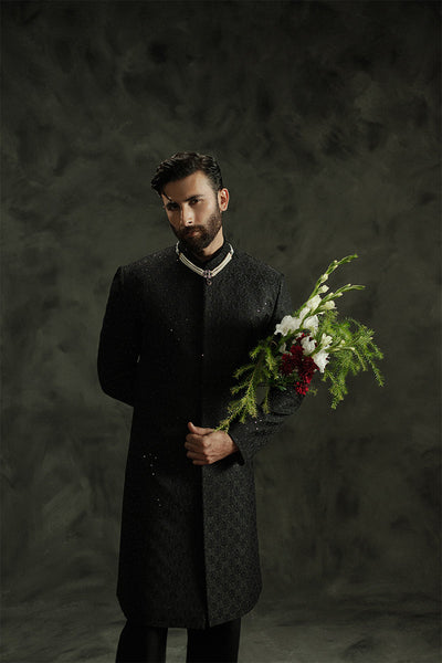 Republic By Omar Farooq | Sherwani Couture | 'Kabir' Sherwani -  Republic by Omar Farooq SHERWANI COUTURE - Original Designer Dress - House of Maryam