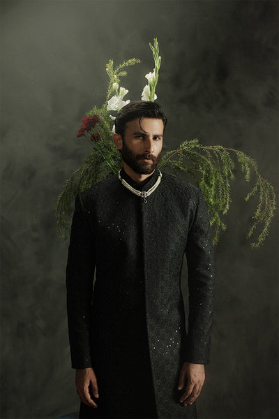 Republic By Omar Farooq | Sherwani Couture | 'Kabir' Sherwani -  Republic by Omar Farooq SHERWANI COUTURE - Original Designer Dress - House of Maryam