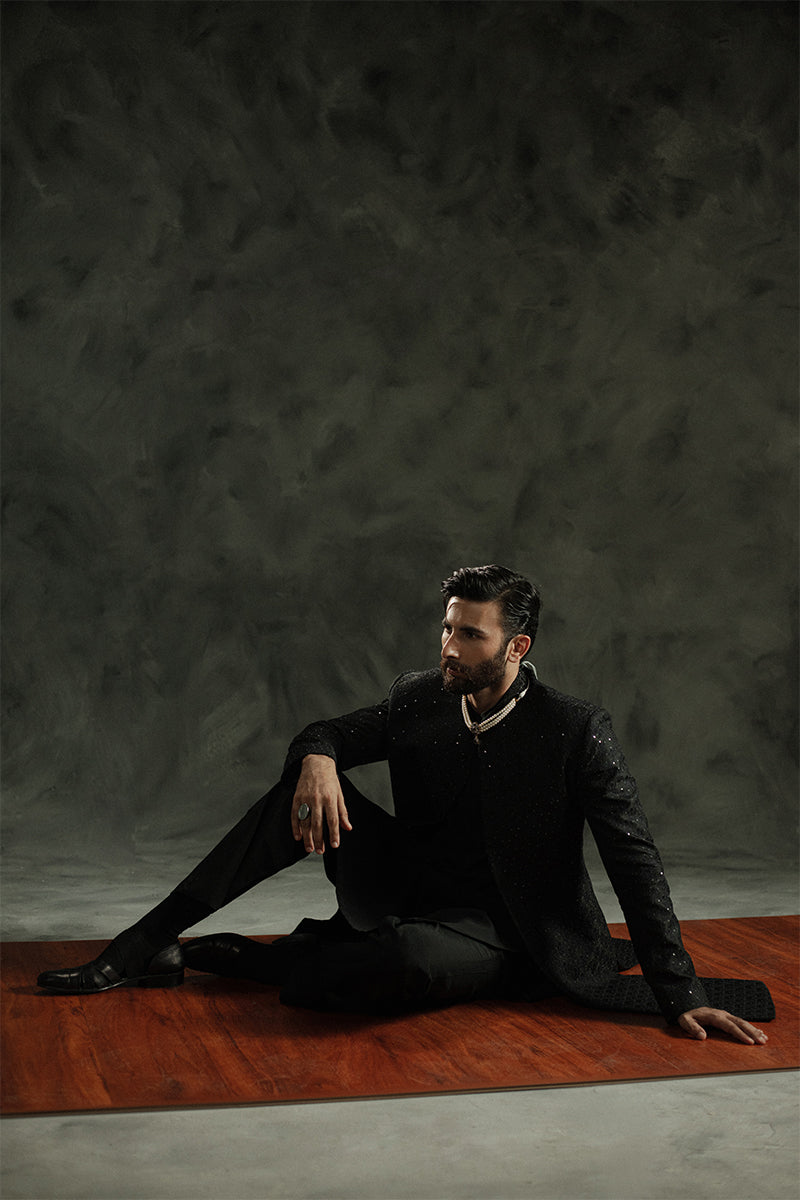 Republic By Omar Farooq | Sherwani Couture | 'Kabir' Sherwani -  Republic by Omar Farooq SHERWANI COUTURE - Original Designer Dress - House of Maryam