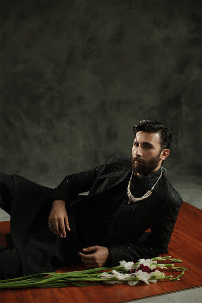 Republic By Omar Farooq | Sherwani Couture | 'Kabir' Sherwani -  Republic by Omar Farooq SHERWANI COUTURE - Original Designer Dress - House of Maryam