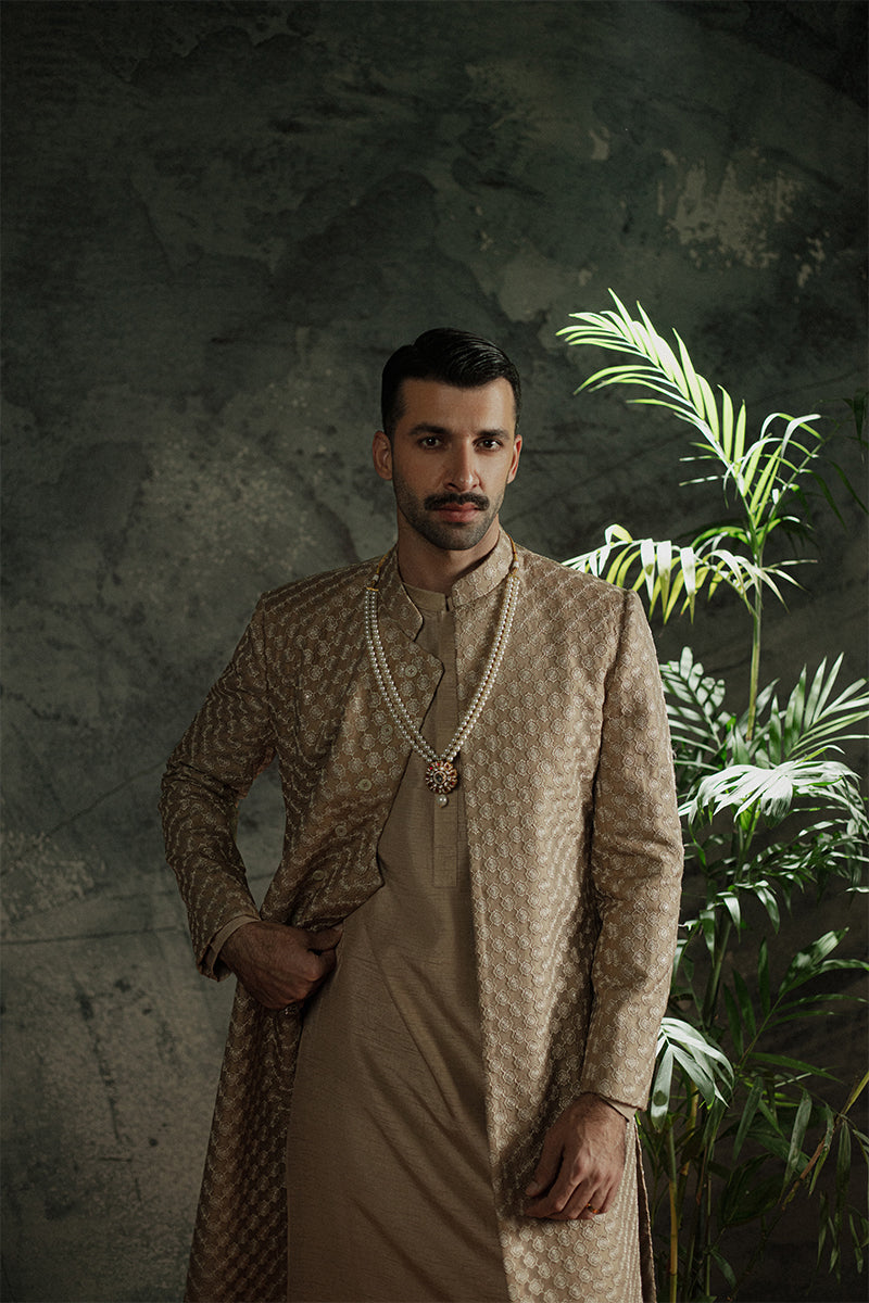 Republic By Omar Farooq | Sherwani Couture | 'Veer' Sherwani -  Republic by Omar Farooq SHERWANI COUTURE - Original Designer Dress - House of Maryam