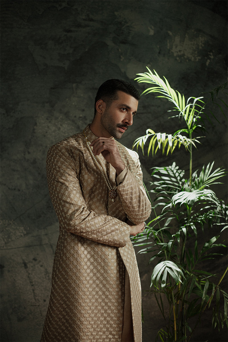 Republic By Omar Farooq | Sherwani Couture | 'Veer' Sherwani -  Republic by Omar Farooq SHERWANI COUTURE - Original Designer Dress - House of Maryam